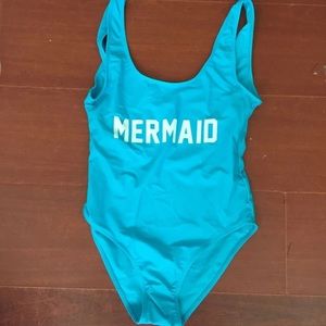 Mermaid Teal One piece